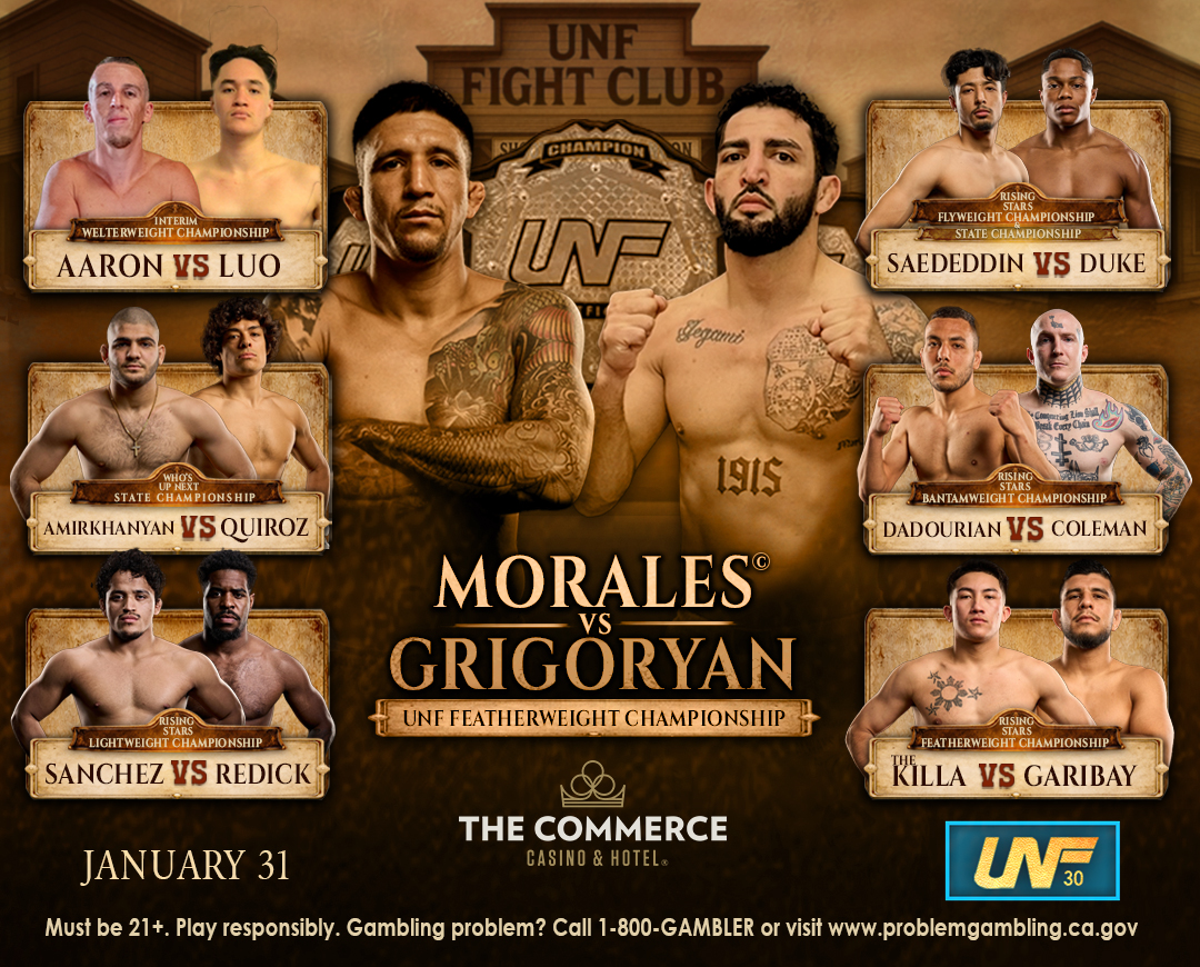 unf30 UNF 30 | Bash Boxing | Commerce Casino