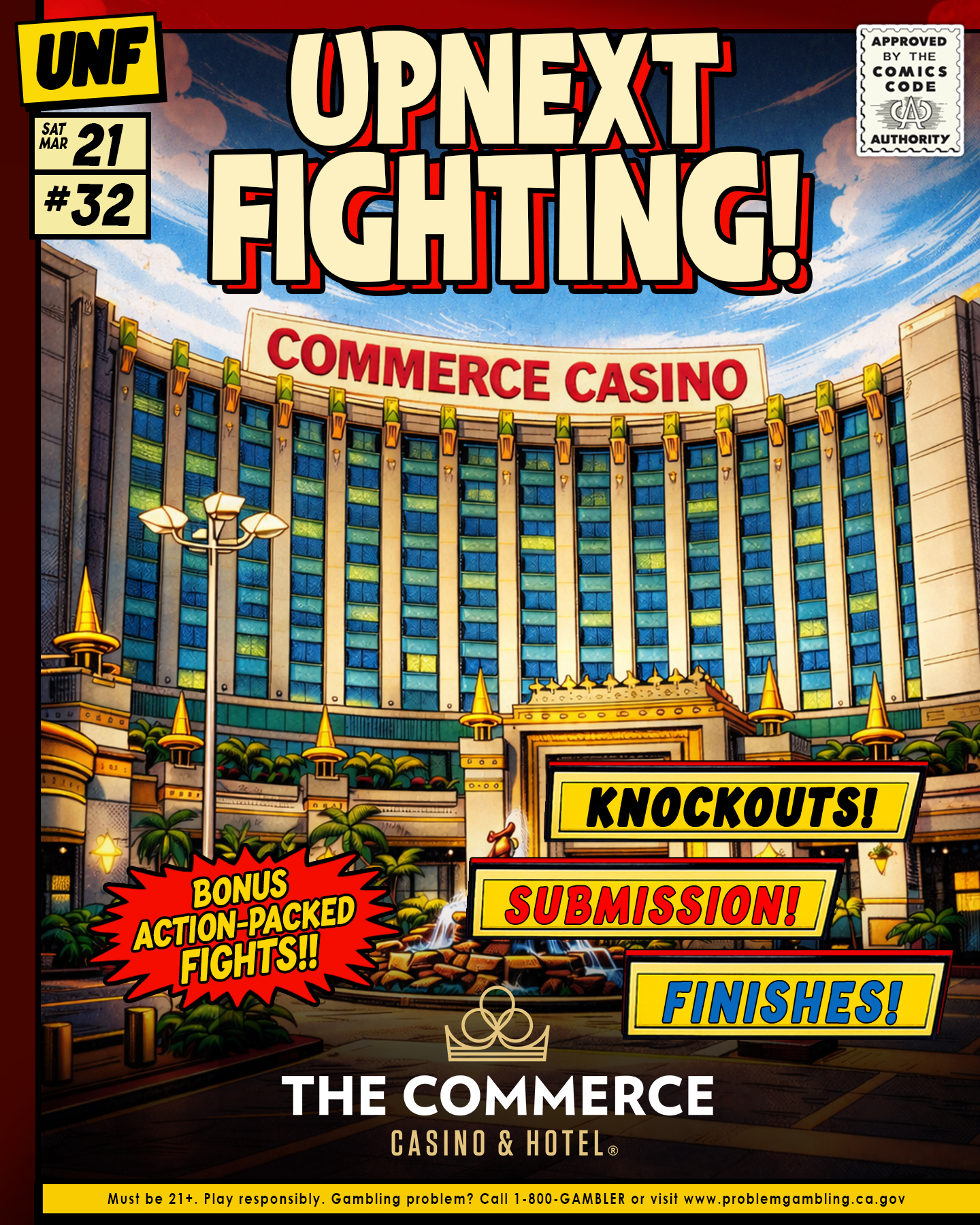 UNF 32 | Bash Boxing | Commerce Casino |UpNext Fighting